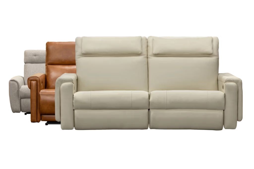 60006-312-OPH - Power Recliner Sofa w/Power Tilt Headrest