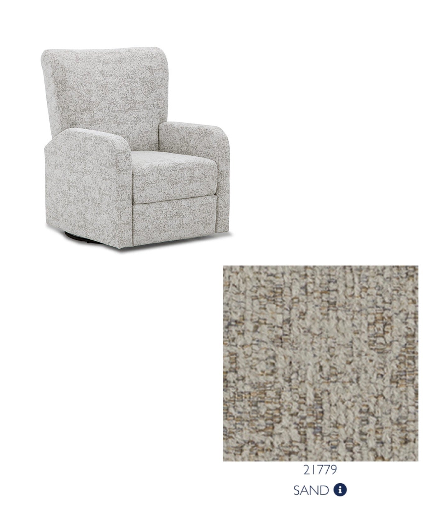 0L58 - Athen Barrel Swivel Recliner