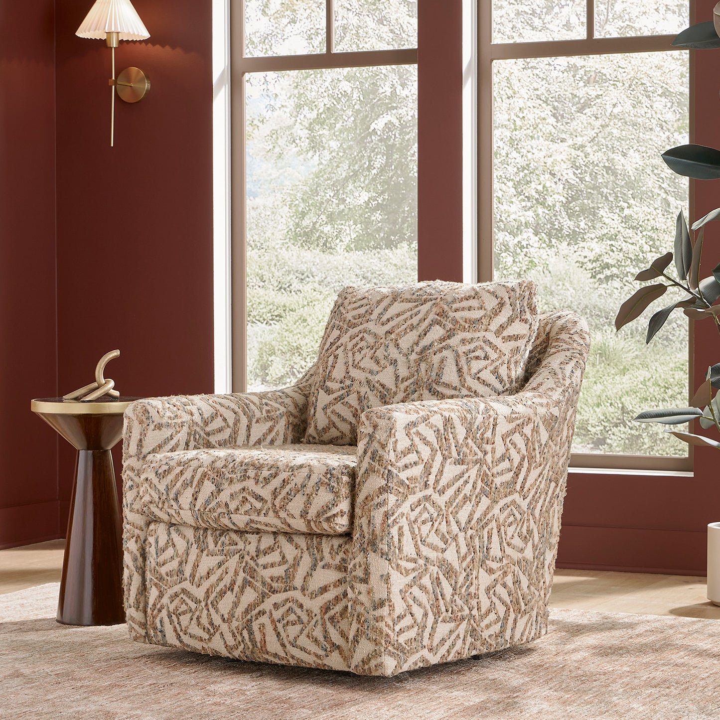 Praslin Swivel Barrel Chair