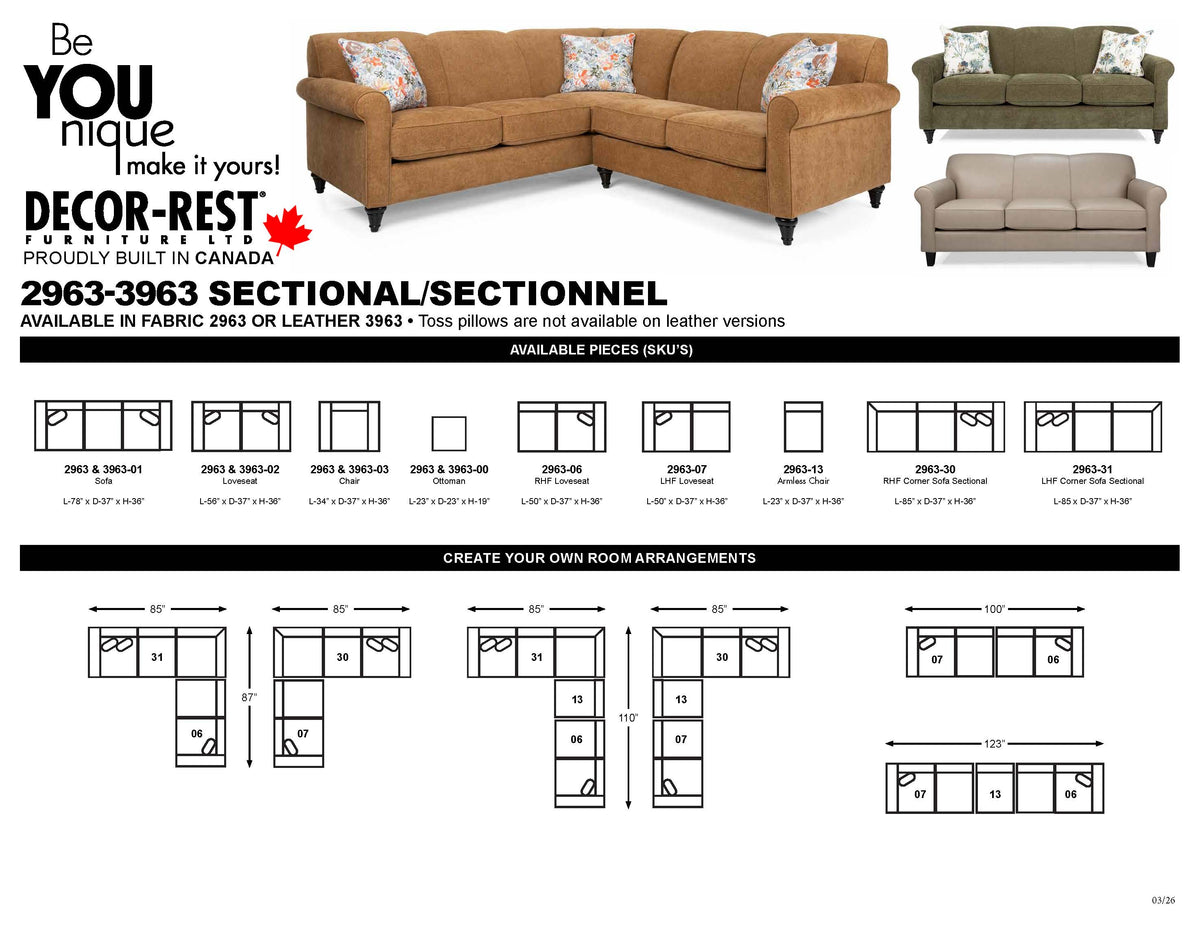 2963 Sectional - Special