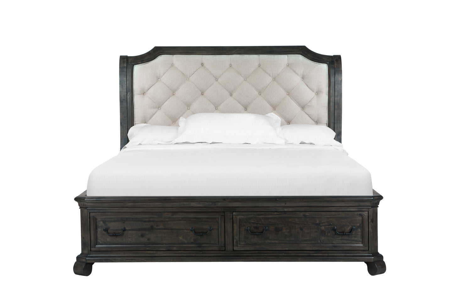 Bellamy Complete Sleigh Storage Bed - B2491