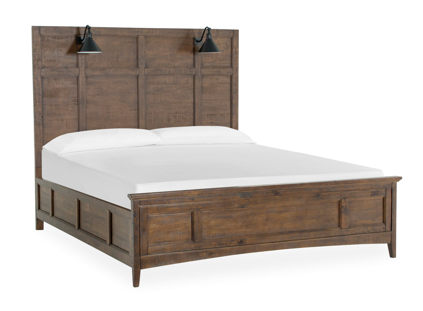 Bay Creek Complete Lamp Panel Bed w/ Regular Rails - B4398