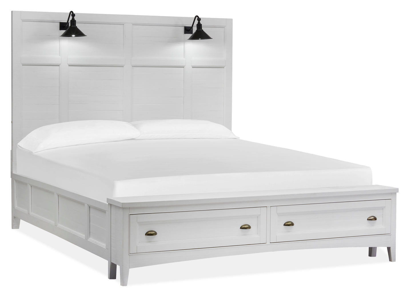 Heron Cove Complete Lamp Panel Storage Bed - B4400