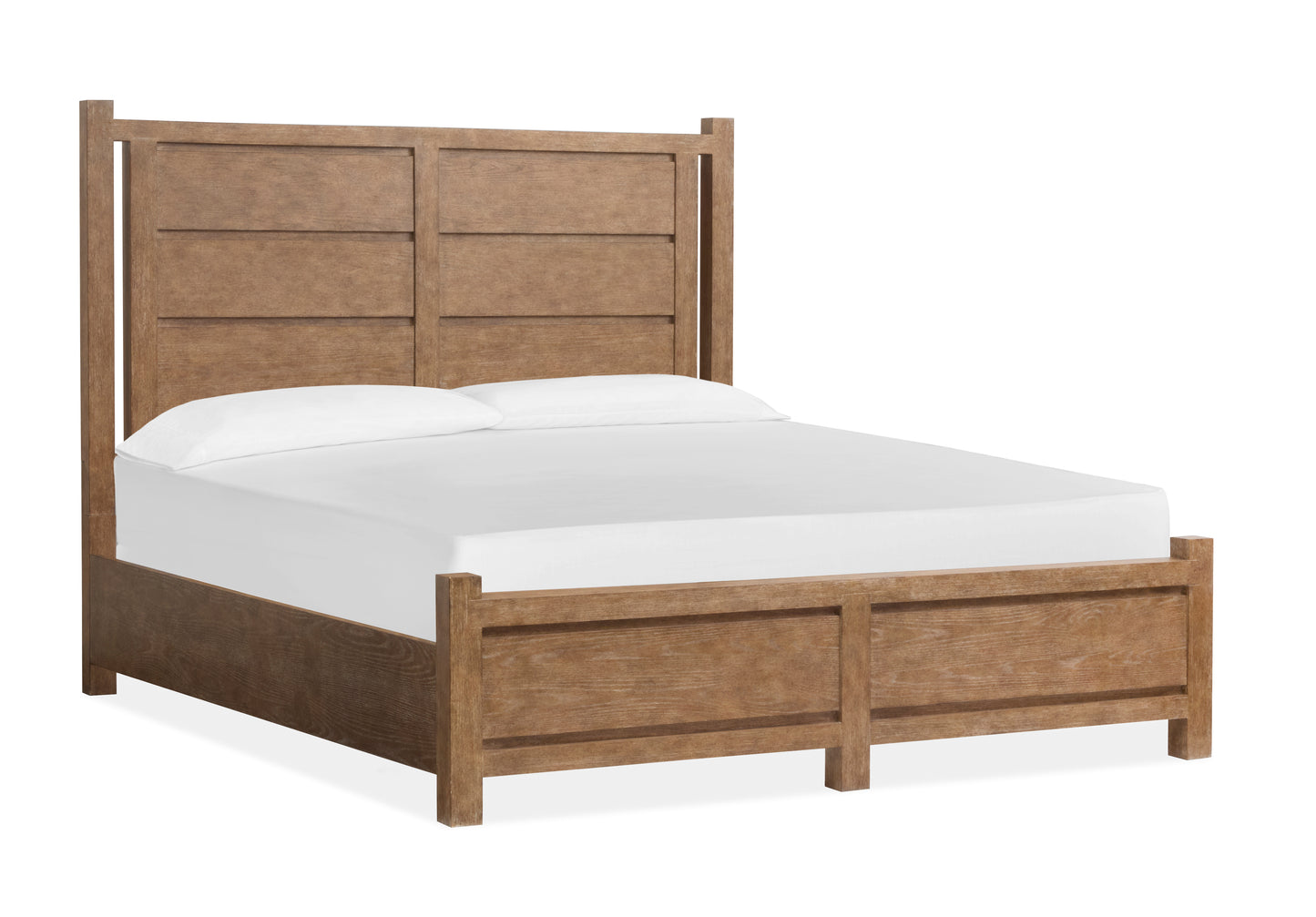 Plum Creek Complete Panel Bed - B5768 Lt. Brown