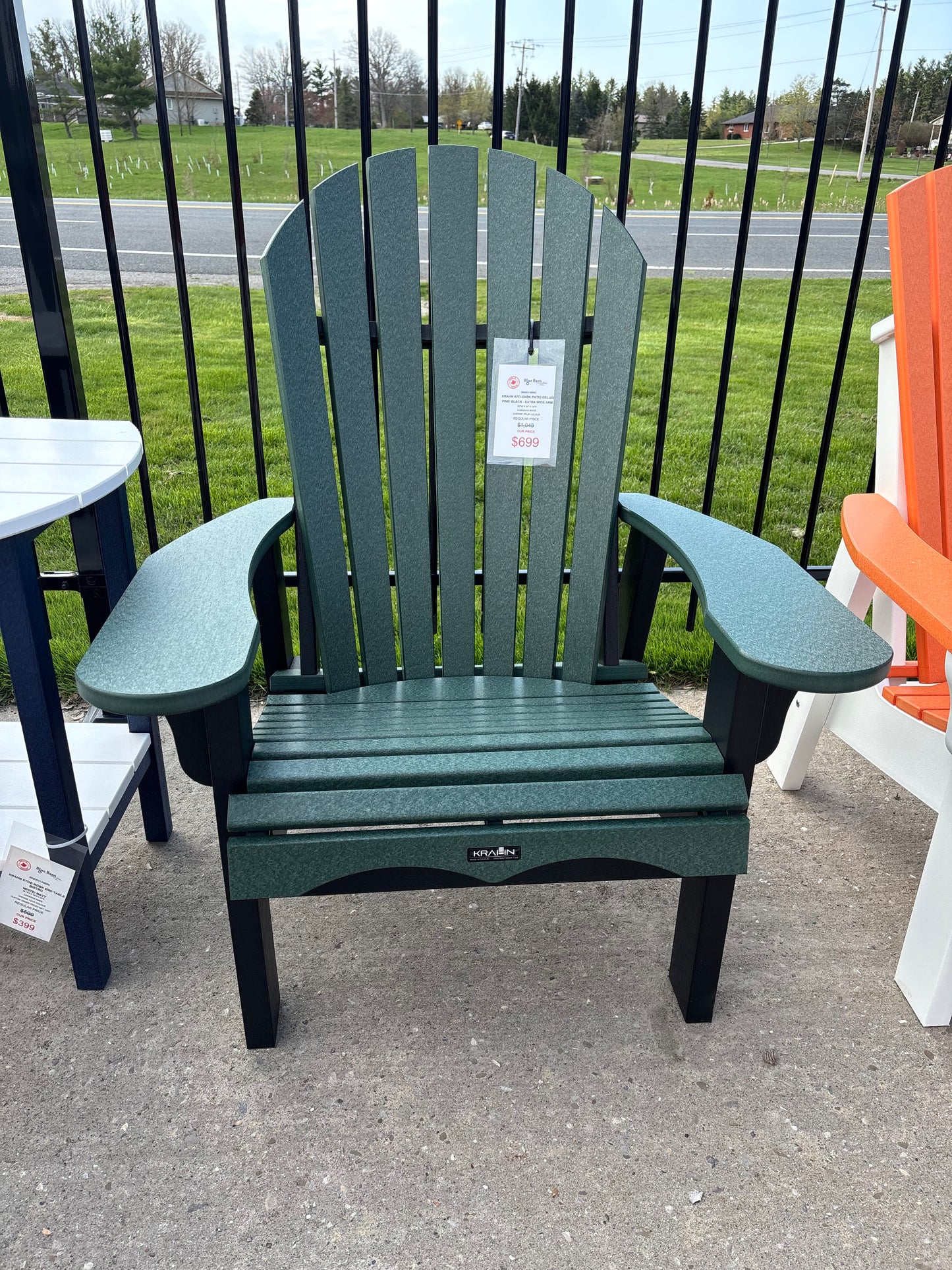 APD - Adironack Patio Chair Deluxe Wide Arms