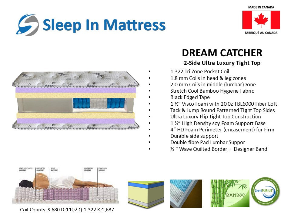 Dream Catcher Flippable Mattress