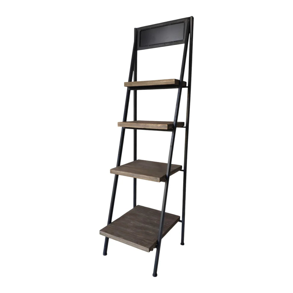 Wooden & Metal Display Shelf - 20122