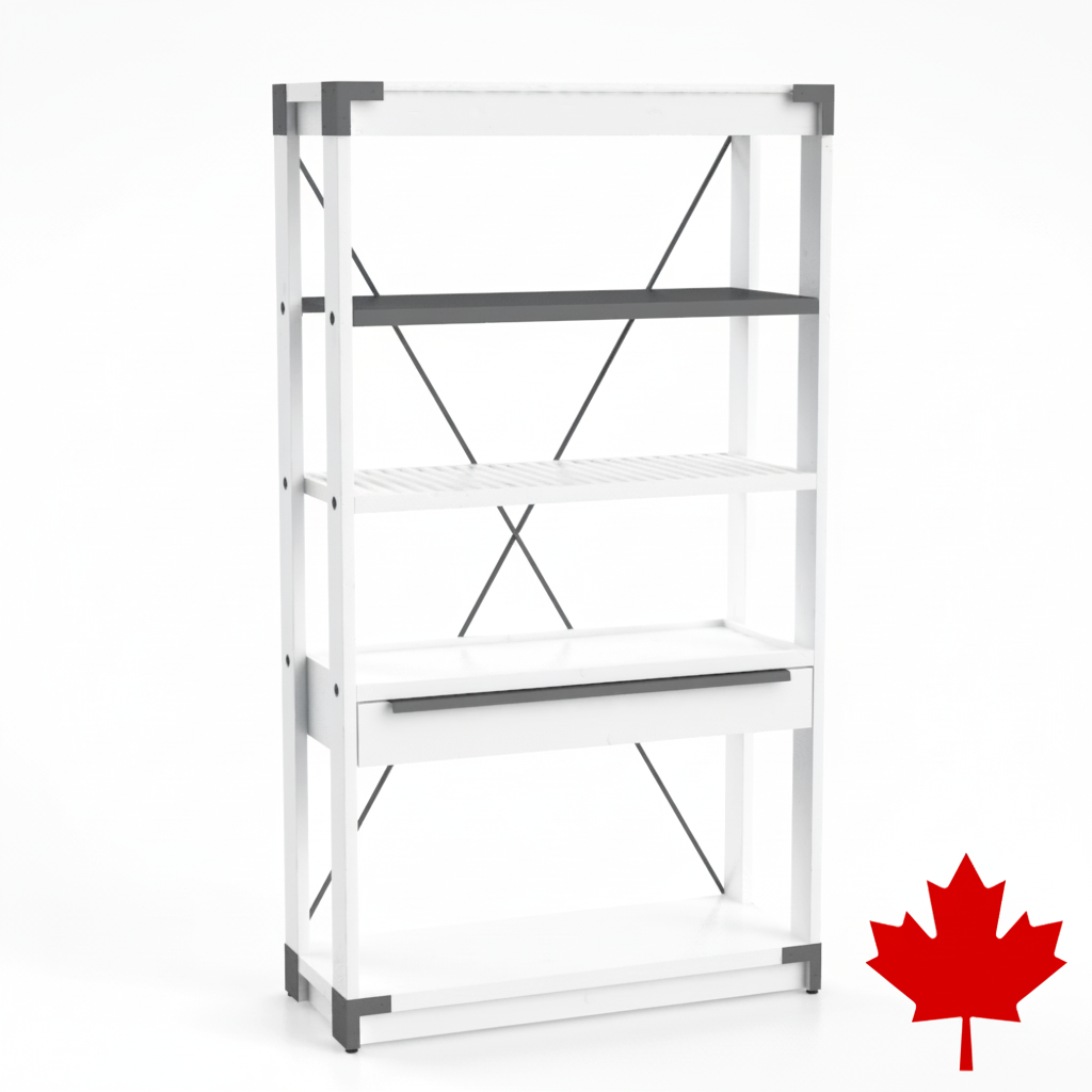 4072 - Buffet East Side Bookshelf