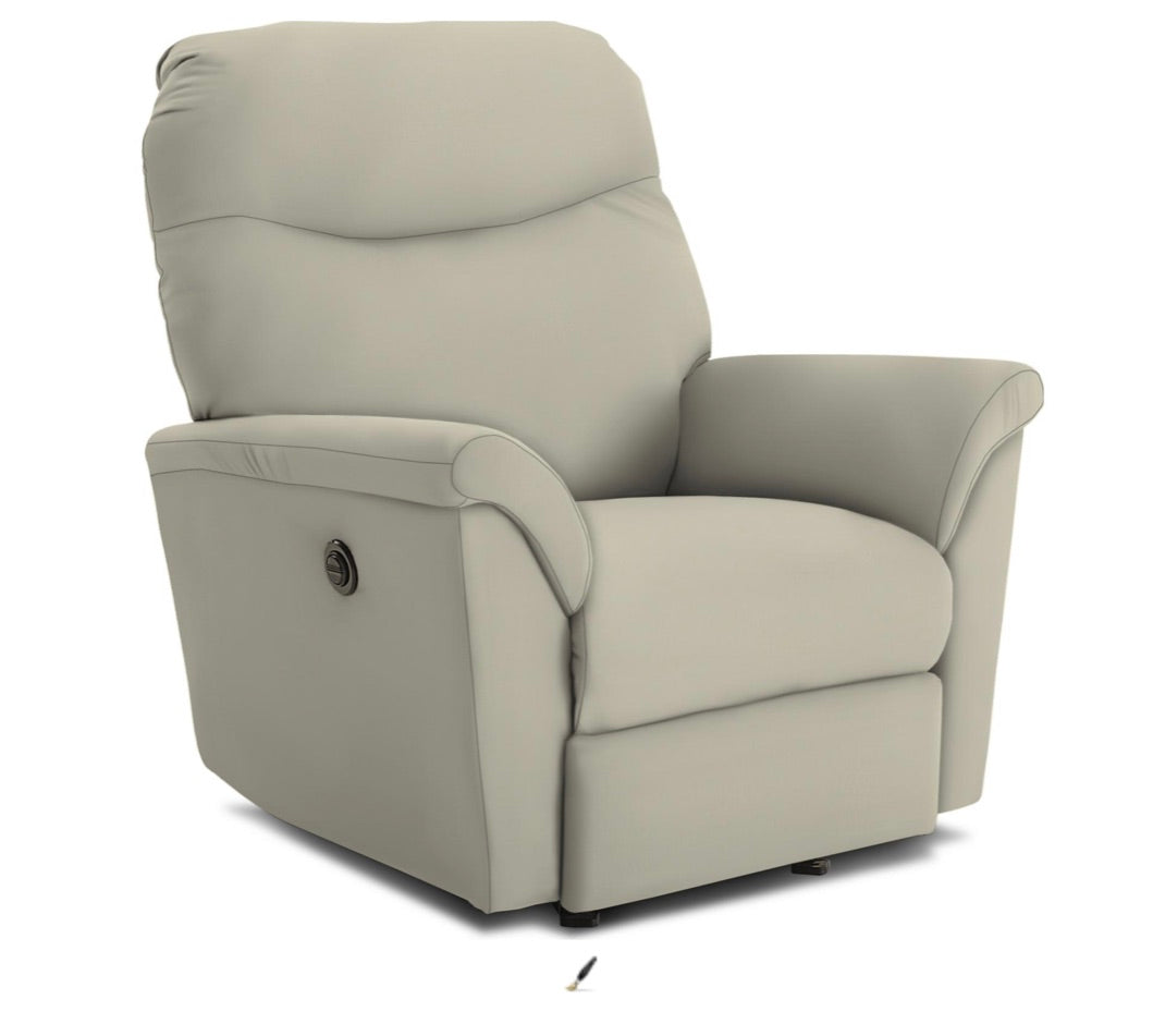 4N24LU - Caitlin Manual Leather Recliner