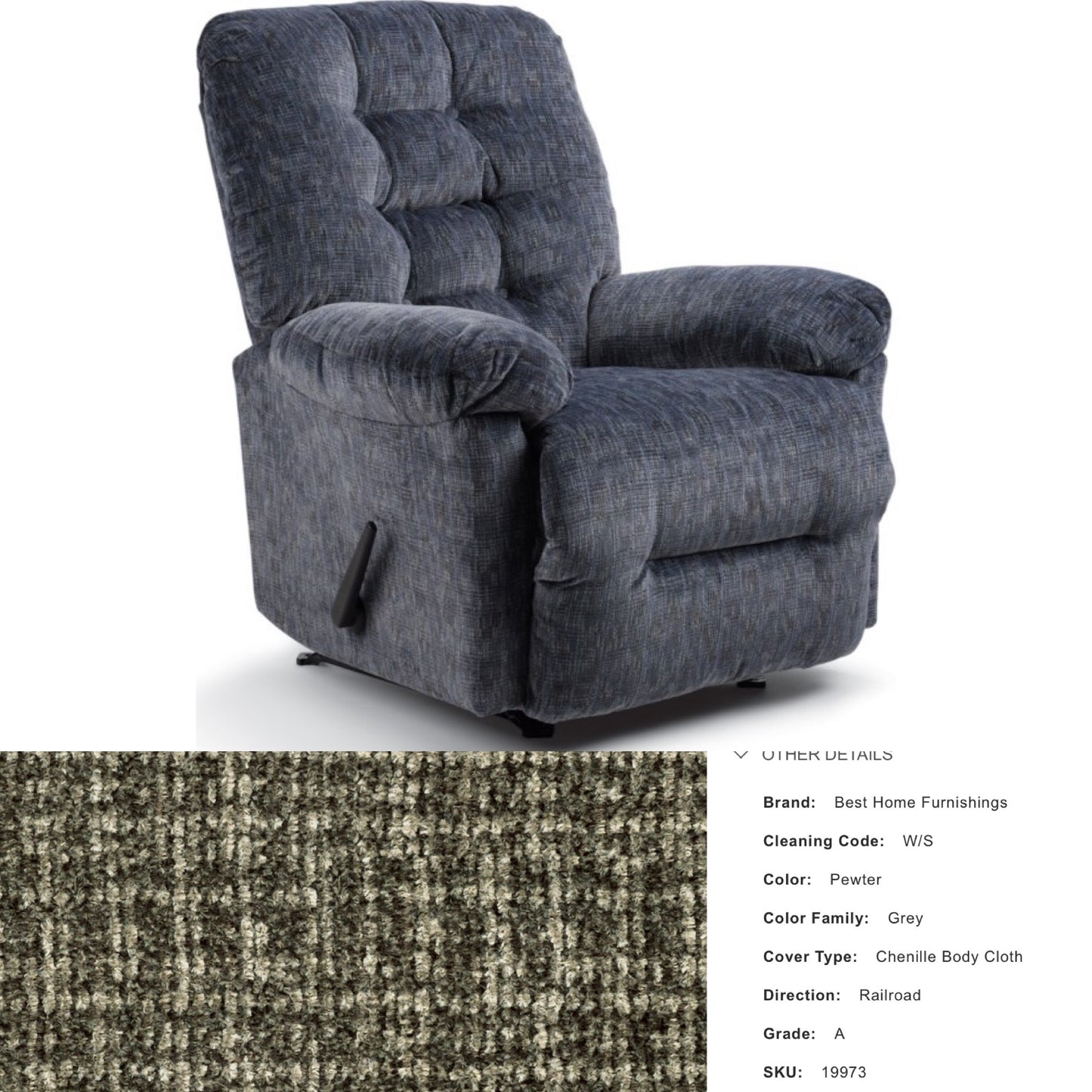 6N04 - Conway Manual Recliner