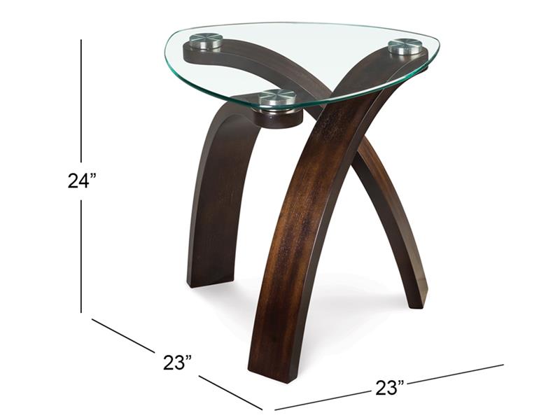 Allure T1396-22: Oval End Table