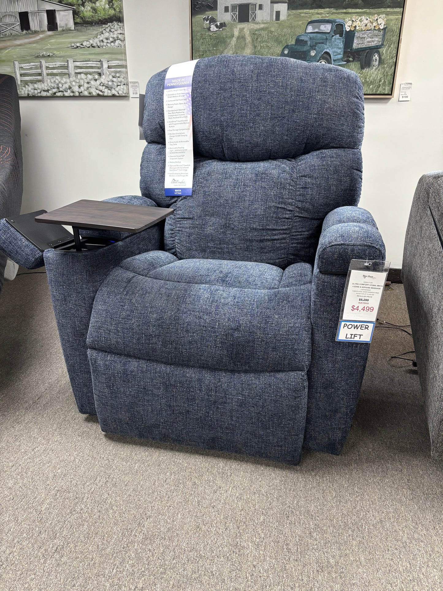 UC556 Maya - Heat & Massage Lift Chair