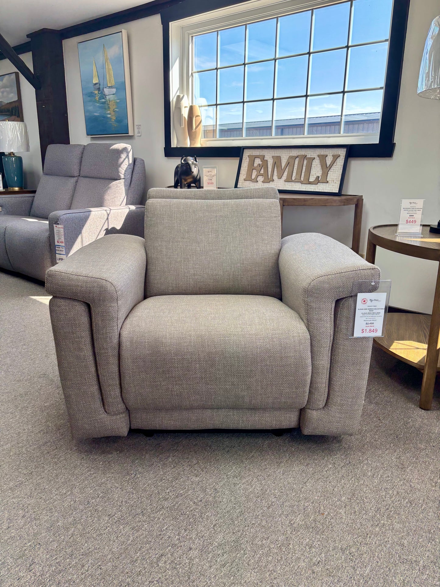 Cloud Zero Recliner w/ Adjustable Headrest - 3005 Nevin Chair