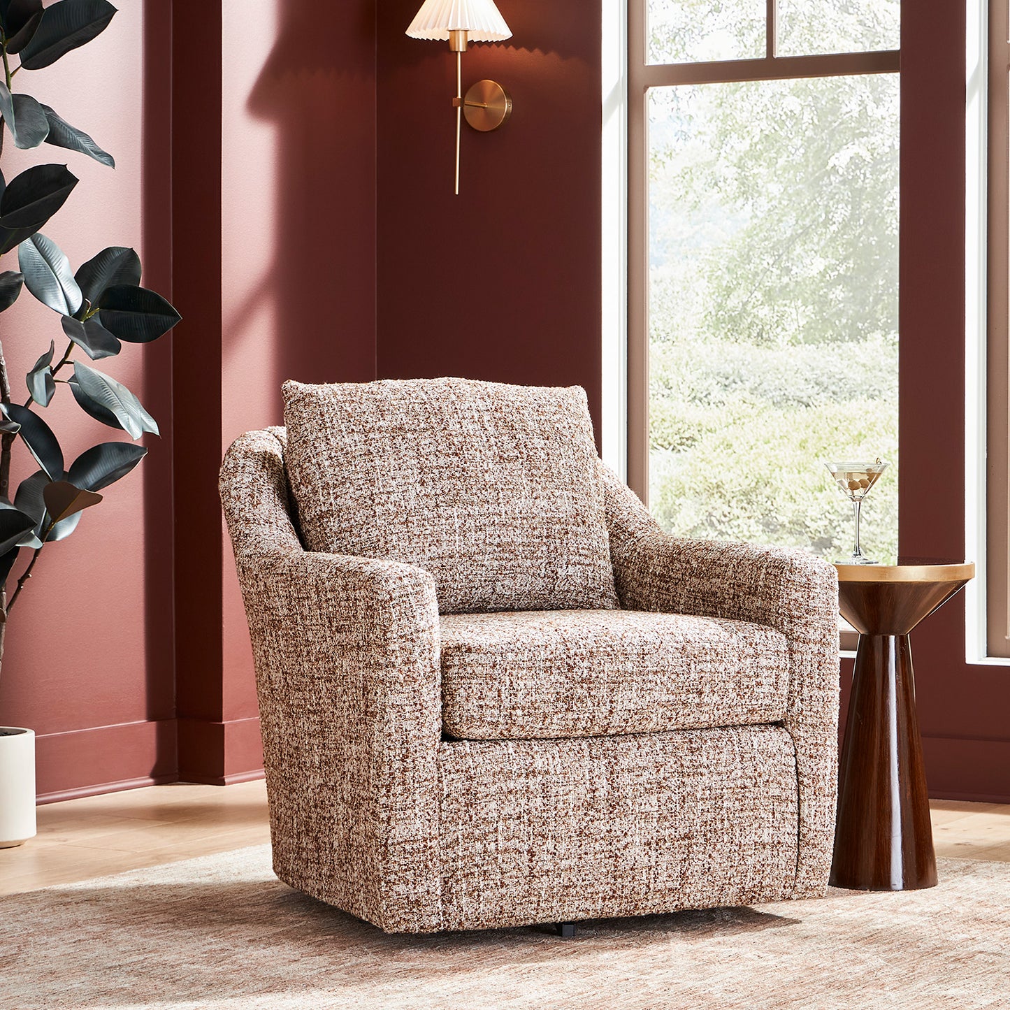 Praslin Swivel Barrel Chair