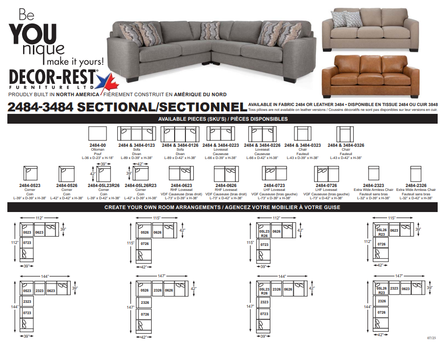 2484 Sectional