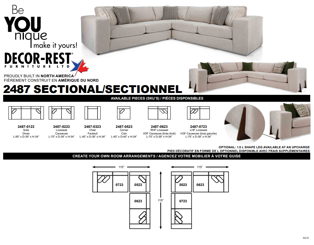 2487 Sectional