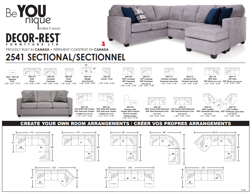 2541 Sectional