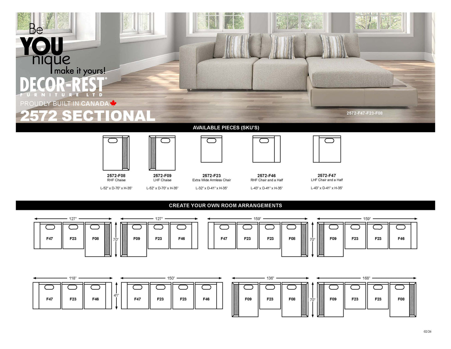 2572 Sectional