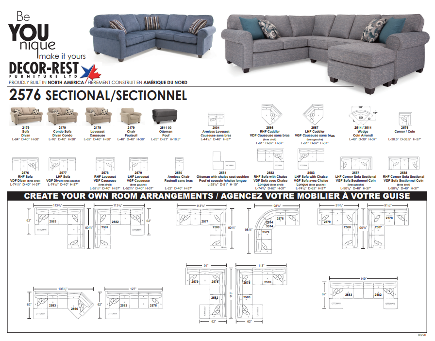 2576 Sectional