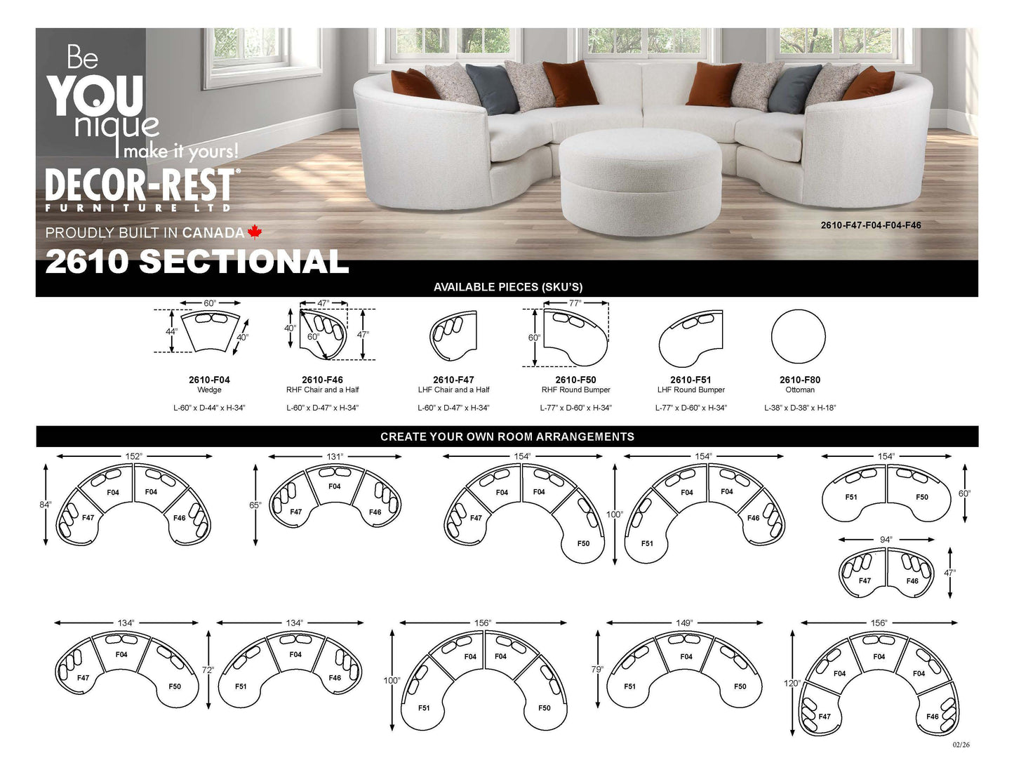 2610 Sectional