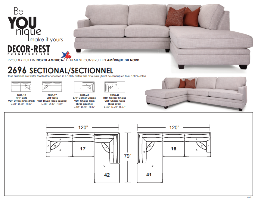 2696 Sectional