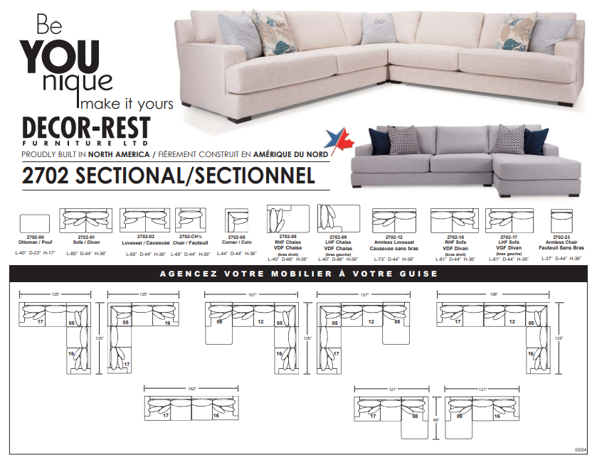 2702 Sectional