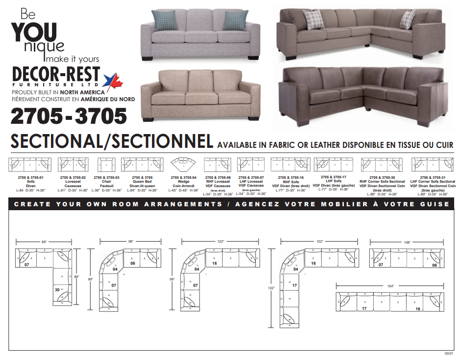 2705 Sectional