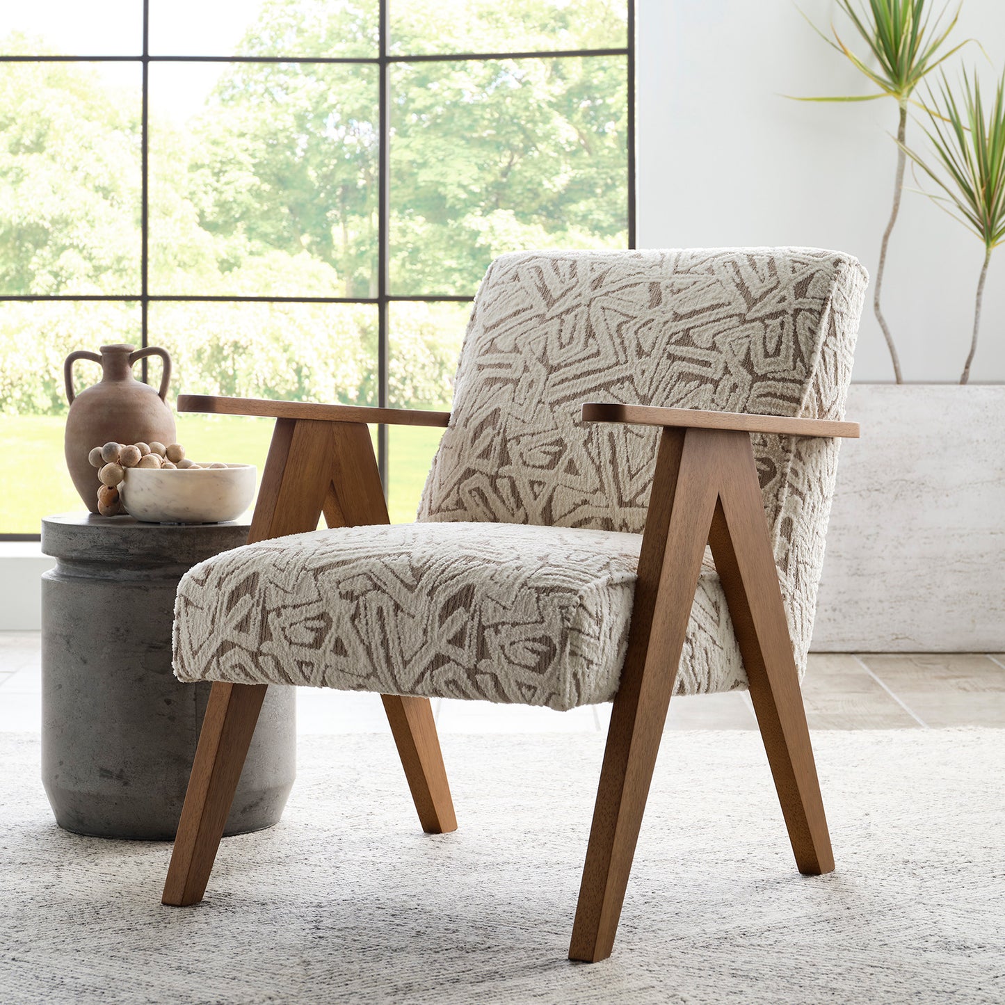 3180H Bayden Modern Sawhorse Accent Chair