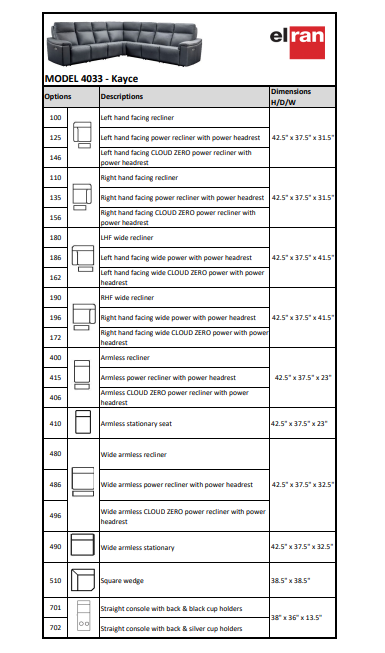 4033 Kayce Sectional