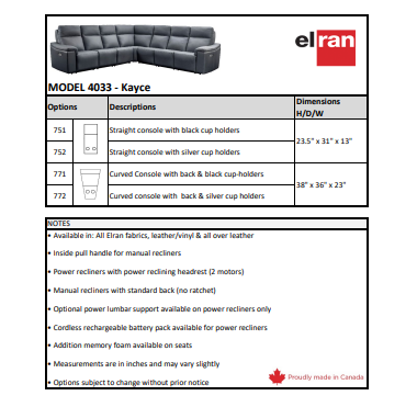 4033 Kayce Sectional
