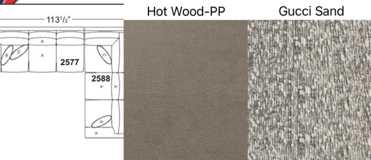 2576 - 2 Piece Sectional