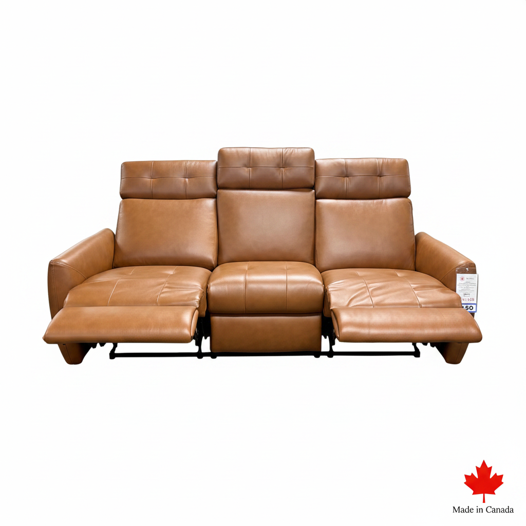60006-312-OPH - Power Recliner Sofa w/Power Tilt Headrest