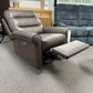 Leather Power Swivel Glider Recliner with Power Headrest & Lumbar Chair – M8508PHL