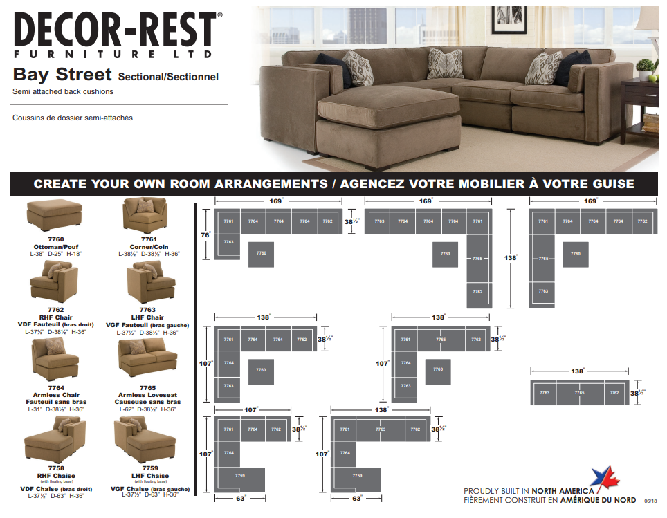 7760 Bay Street Sectional