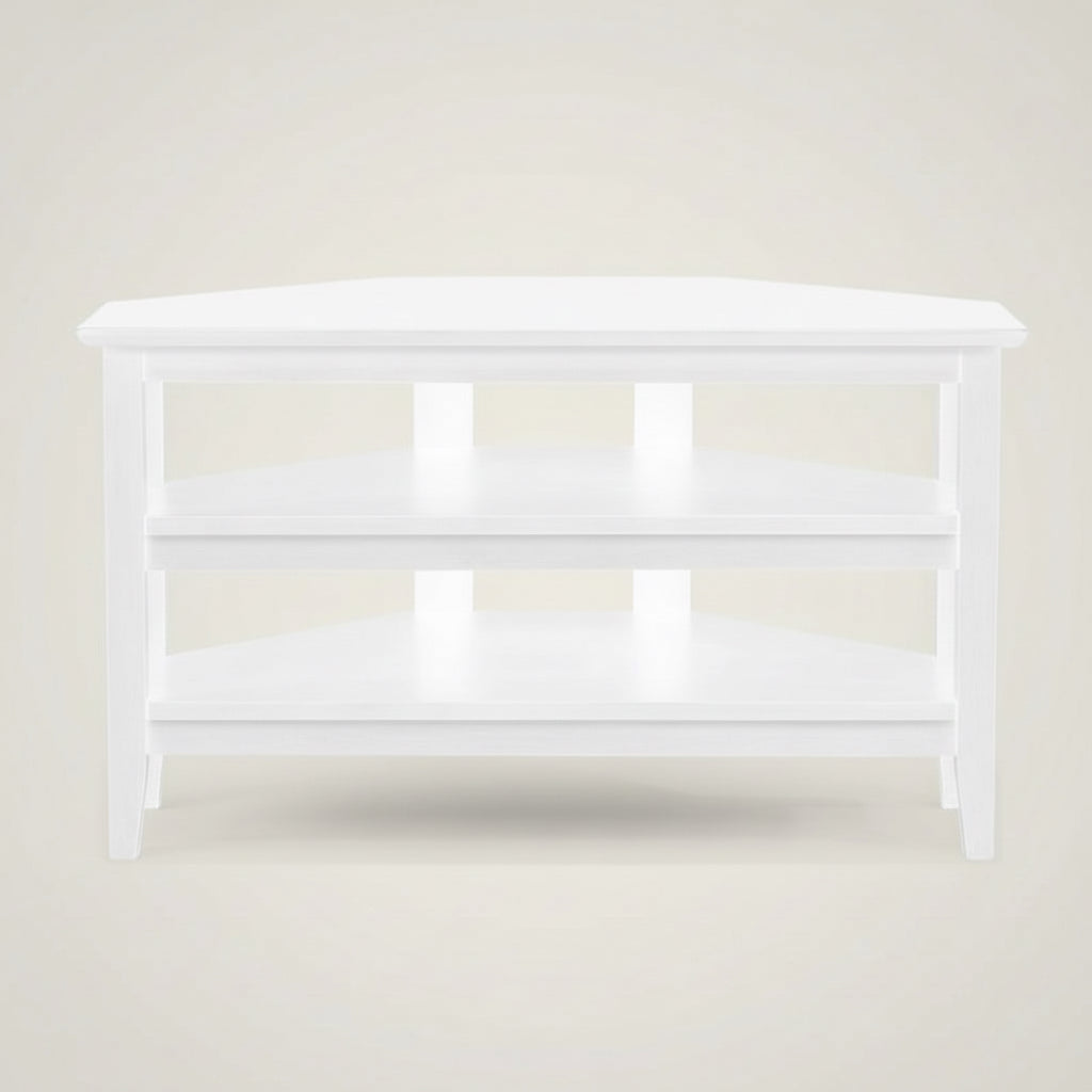 E1-Q138WB-P - Quadra Corner TV Stand