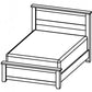 Rough Sawn Beds (Twin - King Sizes)