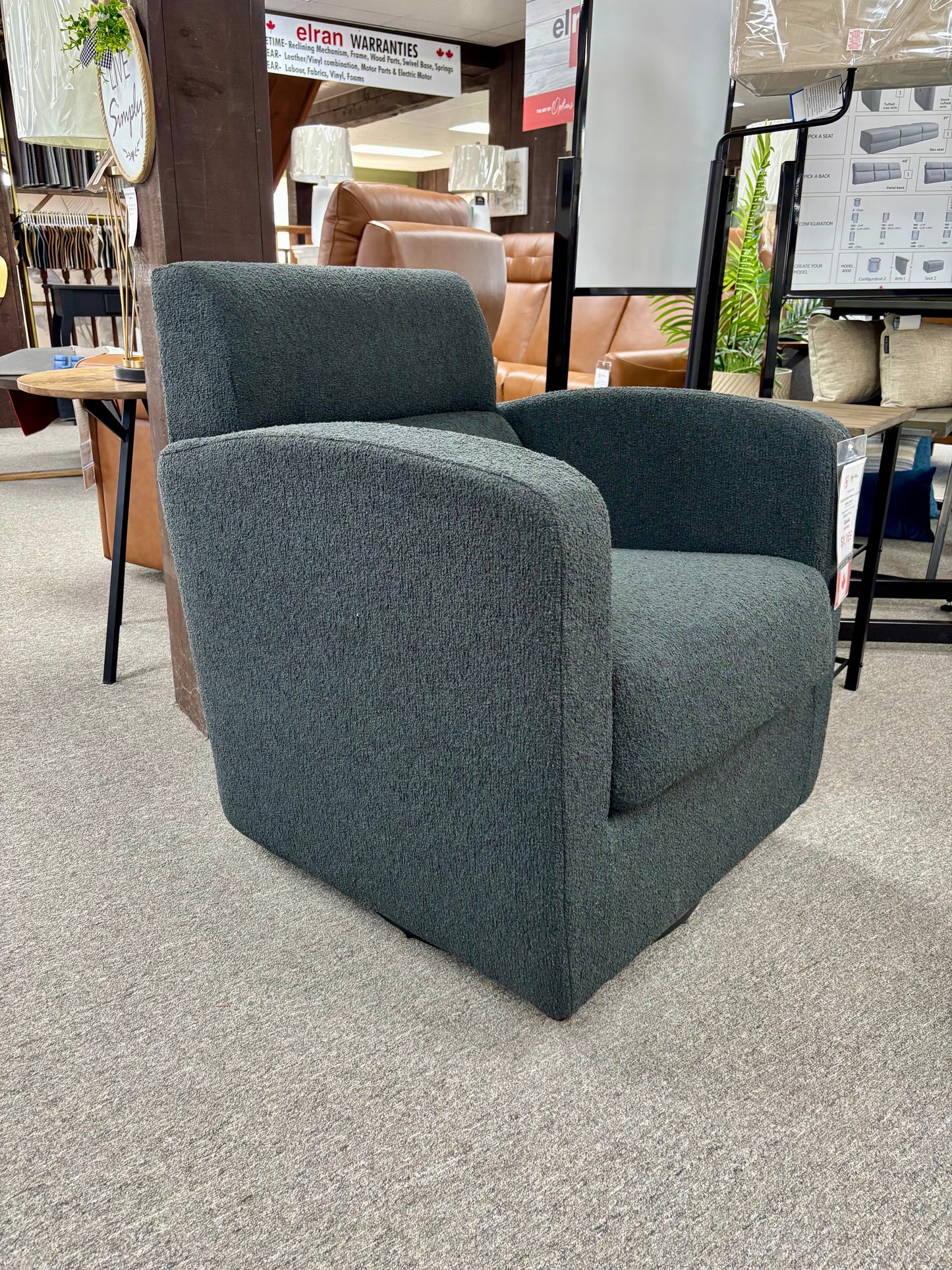 Swivel Glider Chair - B0302-SB