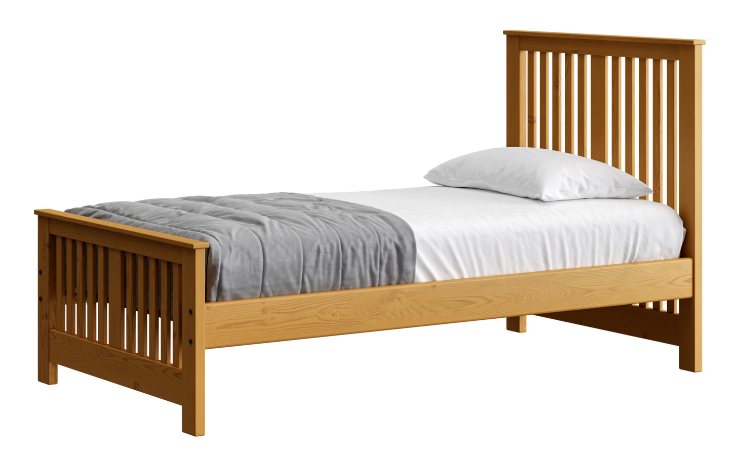 Shaker Bed 44" Headboard & 22"Footboard