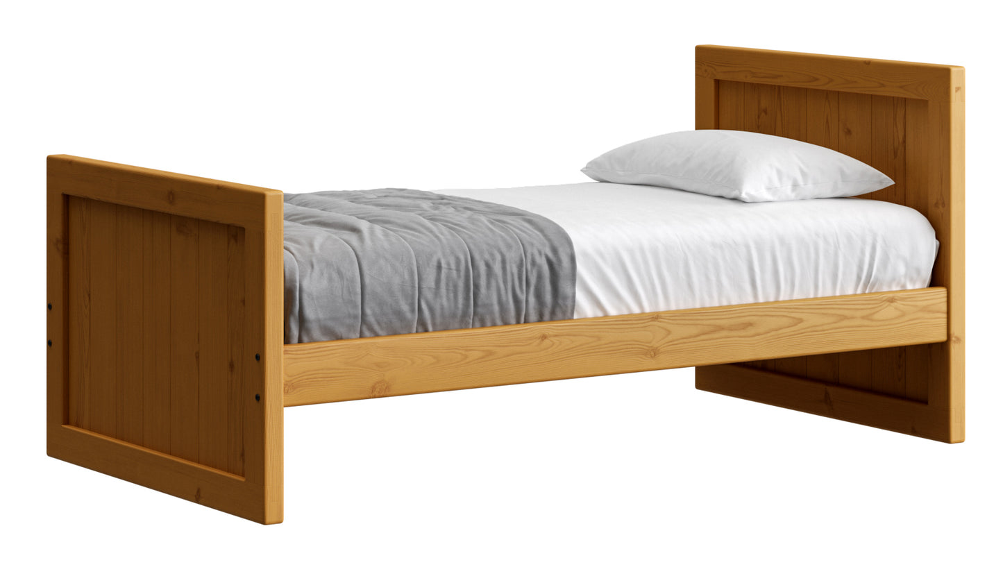 Panel Bed 37"Headboard & 29" Footboard