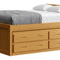 Captain’s Bed 39"HB & 26"FB With Double Trundle/ Drawer