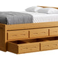 Captain’s Bed 39"HB & 26"FB With Double Trundle/ Drawer