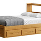 Bookcase Bed With Trundle/ Drawer