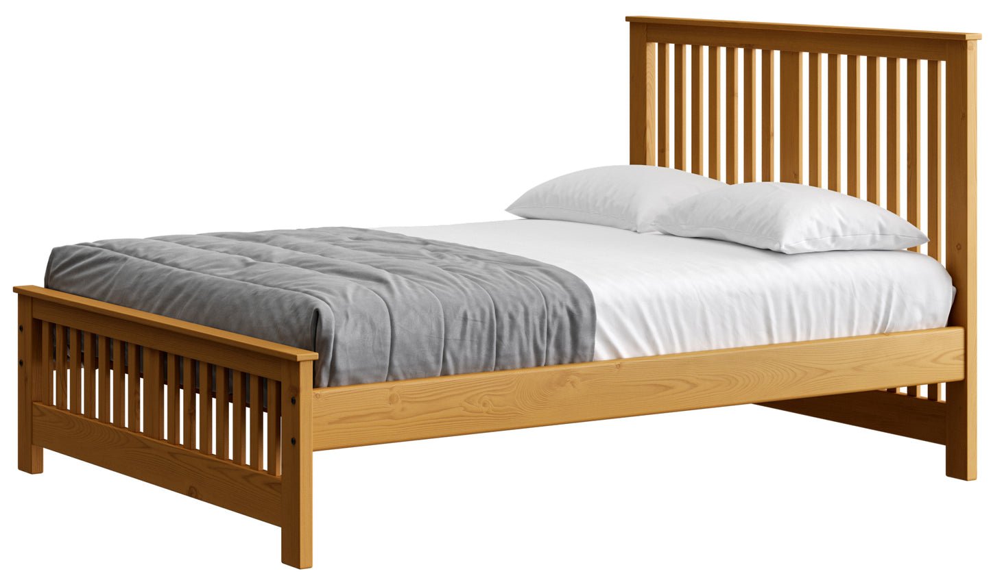 Shaker Bed 44" Headboard & 18"Footboard