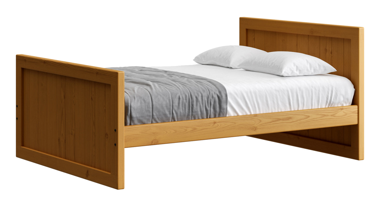 Panel Bed 37"Headboard & 29" Footboard