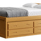 Captain’s Bed 39"HB & 26"FB With Double Trundle/ Drawer