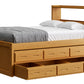 Captain’s Bookcase Bed With Double Trundle/ Drawer