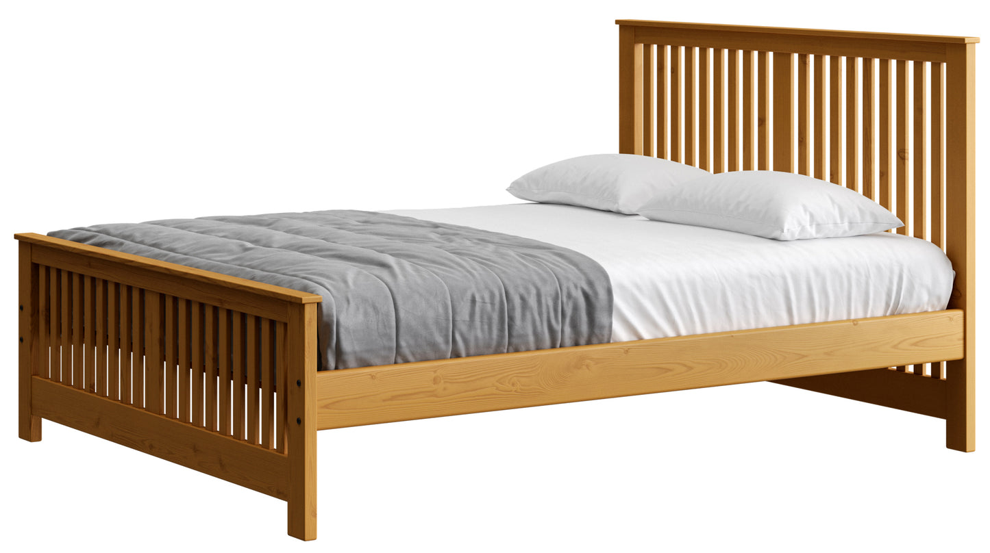 Shaker Bed 44" Headboard & 22"Footboard