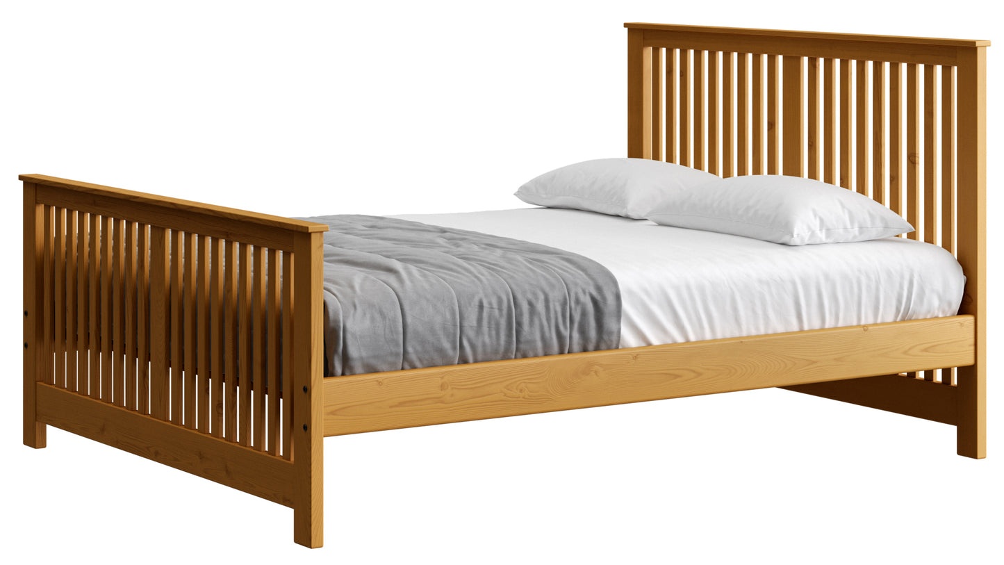 Shaker Bed 44" Headboard & 29"Footboard