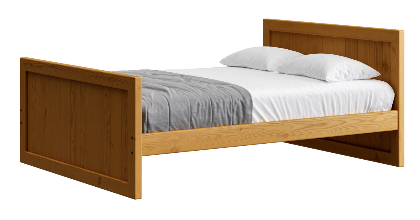 Panel Bed 37"Headboard & 29" Footboard