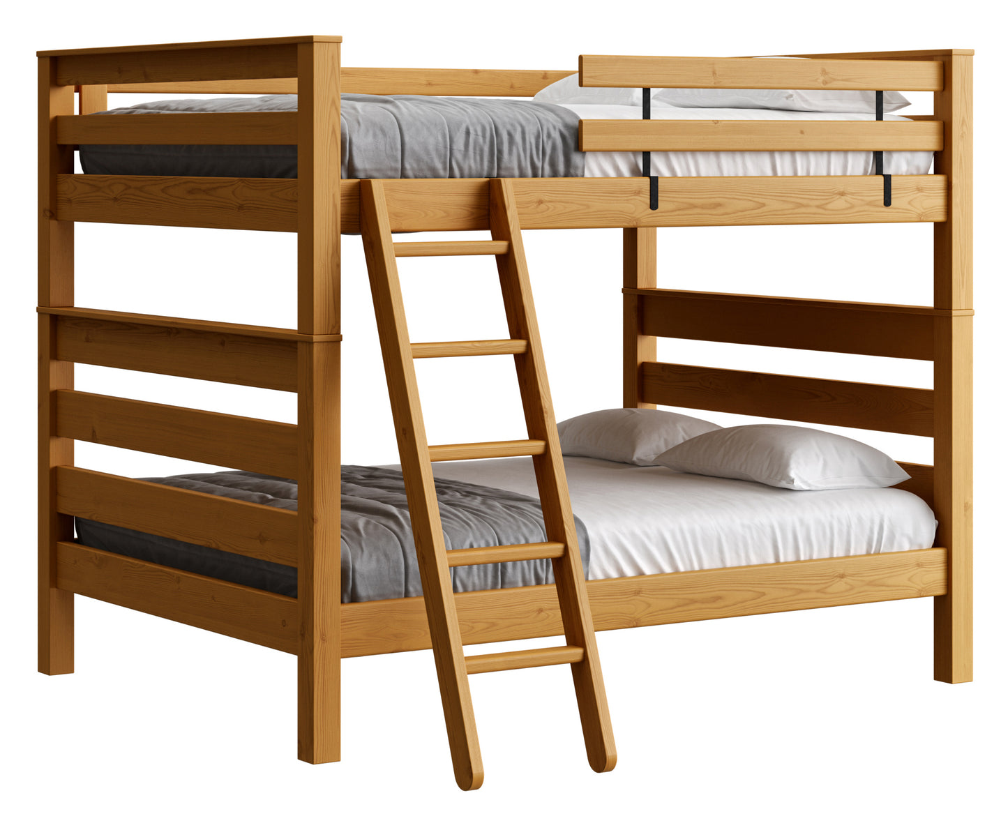 Timberframe Bunk Bed: Queen over Queen